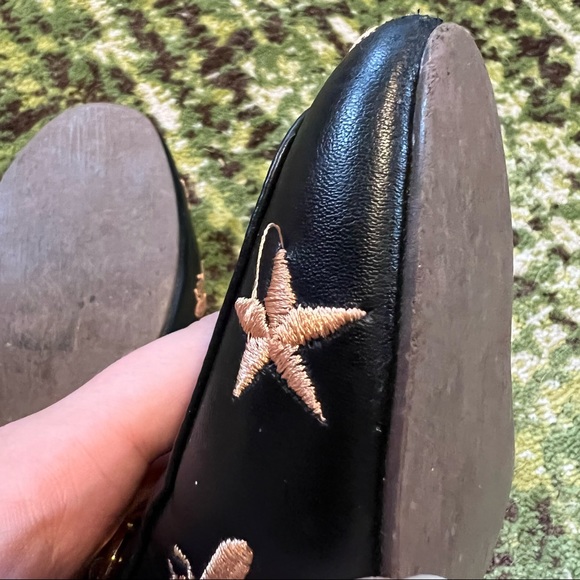 SHEIN Very Gucci Princetown Embroidered Bee Star Horsebit Designer Inspired Mule - Picture 9 of 15